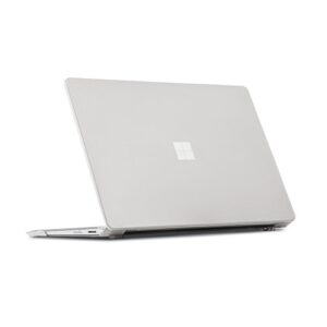 mcover hard case only compatible for 13.5" microsoft surface laptop (5/4 / 3/2 / 1) with alcantara keyboard - clear