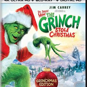 Dr. Seuss' How The Grinch Stole Christmas - Grinchmas Edition 4K Ultra HD + Blu-ray + Digital [4K UHD]