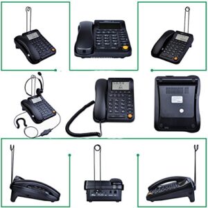 KerLiTar LK-P017 Home Office Corded Phone with Caller ID, Call Center Phone with Speakerphone Business Telephone with Headset Jack House Phone Landline Desktop Telephone