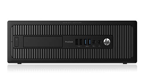 HP ELITEDESK 800 G1 SFF Slim Business Desktop Computer, Intel I54570 3.20 GHz, 8GB RAM, 500GB HDD, DVD, USB 3.0, Windows 10 Pro 64 Bit (Renewed)