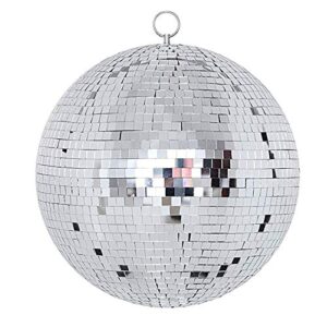 nulink 12" disco light mirror ball with hanging ring