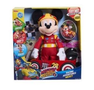 just play mickey and the roadster racers racing 15" plush mickey plush