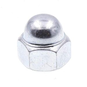 prime-line 9077614 acorn cap nuts, 1/2 in.-13, zinc plated steel (25 pack)