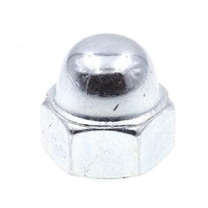 prime-line 9077538 acorn cap nuts, 3/8 in.-16, zinc plated steel (25 pack)