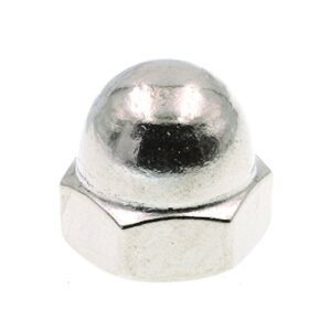 prime-line 9077555 acorn cap nuts, 3/8 in.-16, grade 18-8 stainless steel (5 pack)