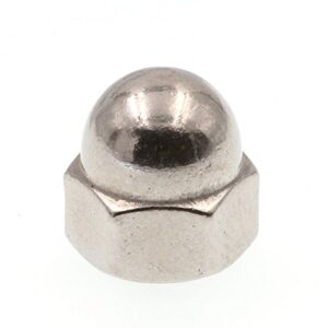 prime-line 9077422 acorn cap nuts, 1/4 in.-20, grade 18-8 stainless steel (25 pack)