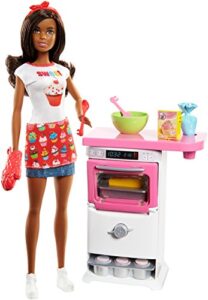 barbie bakery chef doll and playset