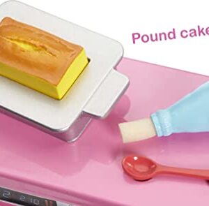 Barbie Bakery Chef Doll & Playset, Toy Oven with 'Timer' Sound, Rising Desserts, Color-Change & Cooking Accessories