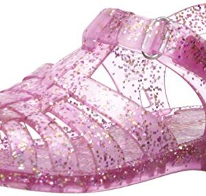 OshKosh B'Gosh Girl's Marie Jelly Sandal, Pink, 10 M US Toddler