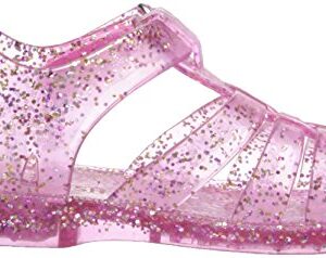 OshKosh B'Gosh Girl's Marie Jelly Sandal, Pink, 10 M US Toddler