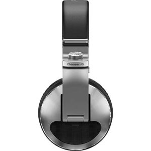 Pioneer DJ HDJ-X10-S - Closed-back Circumaural DJ Headphones with 50mm Drivers, with 5Hz-40kHz Frequency Range, Detachable Cable, and Carrying Case - Silver