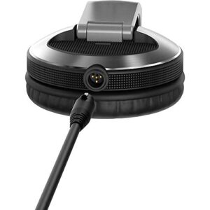 Pioneer DJ HDJ-X10-S - Closed-back Circumaural DJ Headphones with 50mm Drivers, with 5Hz-40kHz Frequency Range, Detachable Cable, and Carrying Case - Silver