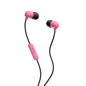 skullcandy jib in-ear wired earbuds, microphone, works with bluetooth devices and computers - pink ((discontinued by manufacturer)