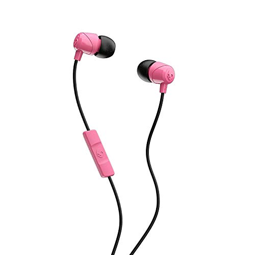 Skullcandy Jib in-Ear Wired Earbuds, Microphone, Works with Bluetooth Devices and Computers - Pink ((Discontinued by Manufacturer)