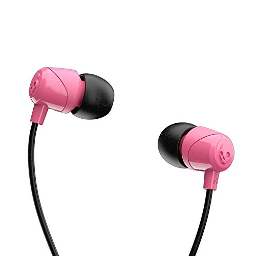 Skullcandy Jib in-Ear Wired Earbuds, Microphone, Works with Bluetooth Devices and Computers - Pink ((Discontinued by Manufacturer)