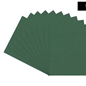 Hunter Green 5x7 Backing Board - Uncut Photo Mat Board (10-Sheets)