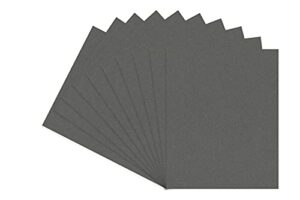 charcoal grey 11x14 backing board - uncut photo mat board (10-sheets)