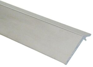 pemko 085642 315cn48 door bottom sweep, clear anodized aluminum with black insert, 0.25" width, 48" length, aluminum