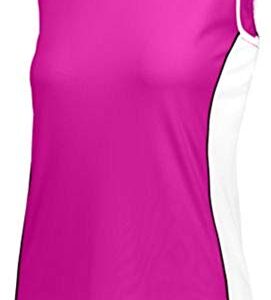 Augusta Sportswear Womens Paragon Jersey 2XL Power Pink/White/Black