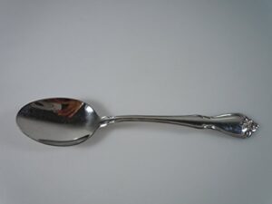 arbor rose/true rose by oneida, stainless place soup spoon