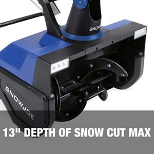 Snow Joe SJ627E Electric Walk-Behind Snow Blower w/ Dual LED Lights, 22-inch, 15-Amp