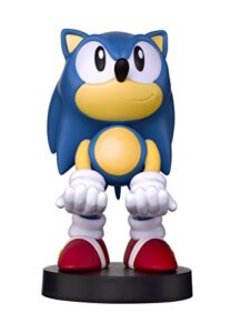 exquisite gaming: sonic - mobile phone & gaming controller holder, sonic the hedgehog device stand, cable guys, sony licensed figure