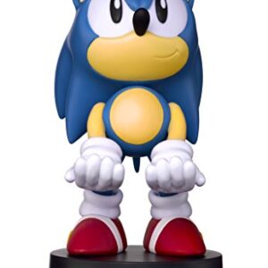 Exquisite Gaming: Sonic - Mobile Phone & Gaming Controller Holder, Sonic The Hedgehog Device Stand, Cable Guys, Sony Licensed Figure