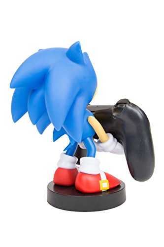 Exquisite Gaming: Sonic - Mobile Phone & Gaming Controller Holder, Sonic The Hedgehog Device Stand, Cable Guys, Sony Licensed Figure