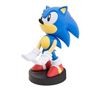 Exquisite Gaming: Sonic - Mobile Phone & Gaming Controller Holder, Sonic The Hedgehog Device Stand, Cable Guys, Sony Licensed Figure