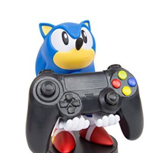 Exquisite Gaming: Sonic - Mobile Phone & Gaming Controller Holder, Sonic The Hedgehog Device Stand, Cable Guys, Sony Licensed Figure