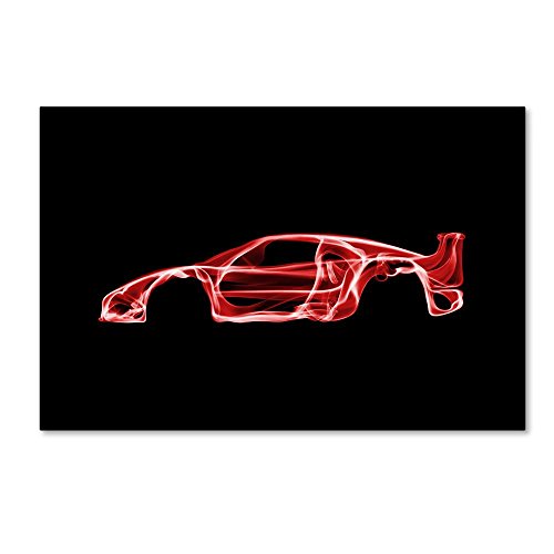 Ferrari F40 by Octavian Mielu, 12x19-Inch Canvas Wall Art