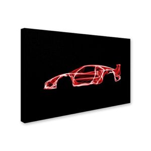 Ferrari F40 by Octavian Mielu, 12x19-Inch Canvas Wall Art