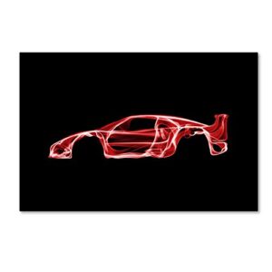 Ferrari F40 by Octavian Mielu, 16x24-Inch Canvas Wall Art