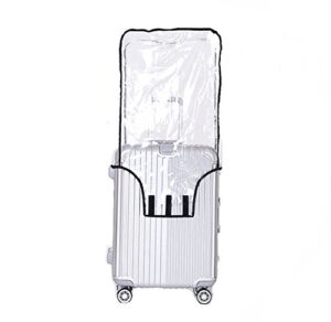 jenkin luggage protector suitcase cover pvc waterproof travel suitcase fits most 20" 22" 24" 26" 28" (30'')