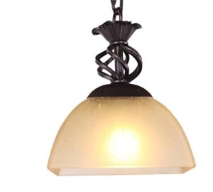 lin xiao hao mayu pendant lighting metal bracket retro glass lampshade ceiling light pendant lamp