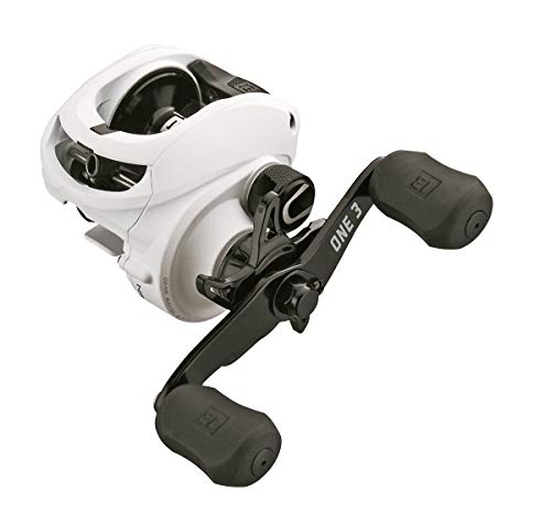 13 FISHING - Origin C - Low-Profile Baitcast Fishing Reel - 6.6:1 Gear Ratio - Left Hand Retrieve (Fresh) - OC6.6-LH