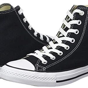 Converse M9160- Chuck Taylor All Star High Top Unisex Black White Sneakers, 10.5