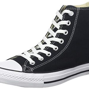 Converse M9160- Chuck Taylor All Star High Top Unisex Black White Sneakers, 10.5