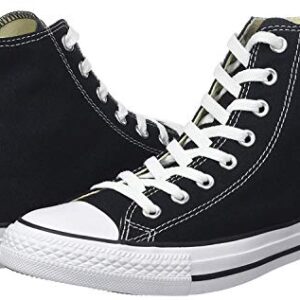 Converse M9160- Chuck Taylor All Star High Top Unisex Black White Sneakers, 10.5