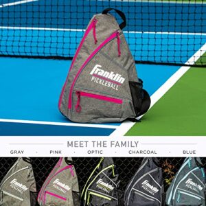 Franklin Sports Pickleball Bags - Pickleball Sling Bag Backpack for Gear + Equipment - Pickleball Bag for Men + Women - Holds Paddles, Pickleballs + Accessories - Official US Open Pickleball Bag