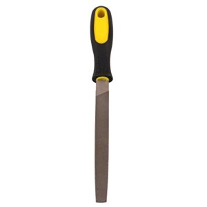ueetek 6-inch hardened steel file flat metal file sharpening tools with comfortable hand grip handles