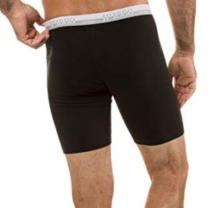 JP 1880 Menswear Big & Tall Plus Size L-8XL Stretch Cotton Long Leg Boxer Briefs Black 50/52 711242 10