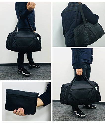 HOLYLUCK Foldable Travel Duffel Bag For Women & Men Luggage Great for Gym (Navy Blue) One_Size