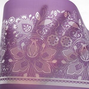 AK ART KITCHENWARE 2pcs Peony Design Mesh Stencil for Royal Icing Lace Cake Stencil Cake Decorating Tools Fondant Cake Mold Lace Mat Pastry Tools Bakeware Sugarcraft Bakery Fabric Stencils MST-06