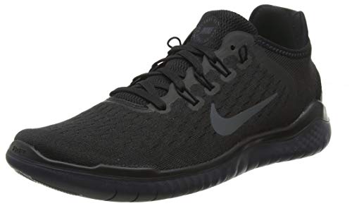 Nike Men's Free Rn 2018 Black/Anthracite, Black/Anthracite, 9