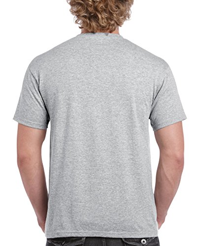 Gildan Adult Ultra Cotton T-Shirt, Style G2000, Multipack, Sport Grey (2-Pack), 5X-Large