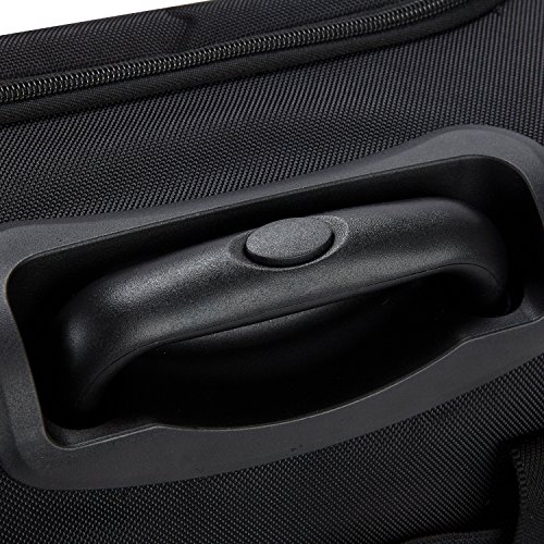 TPRC Smart Under Seat Carry-On Luggage with USB Charging Port, Black, Underseater 15-Inch