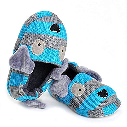 Enteer Baby Boys' Doggy Slipper 11-12 M US Little Kid