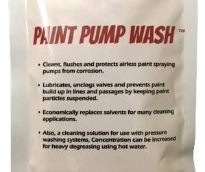 Paint Pump Wash - Airless Paint Sprayer Cleaner.