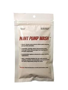 paint pump wash - airless paint sprayer cleaner.